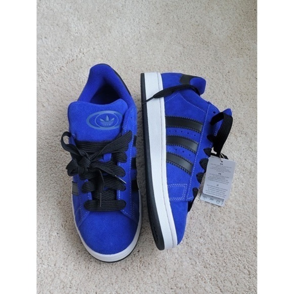 NEW Adidas Campus 00s Originals Sneakers - Semi Lucid Blue/Black Size‎ 10.5 - Picture 2 of 9